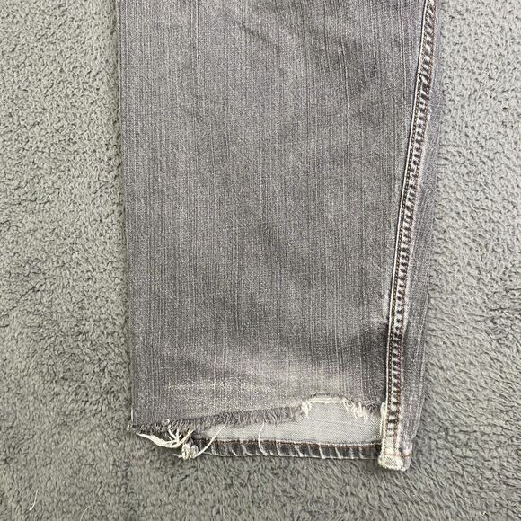 Vintage Levis SilverTab Jeans Mens 40x30 Gray Baggy Fit Distressed Y2k 90s Denim - Picture 16 of 16